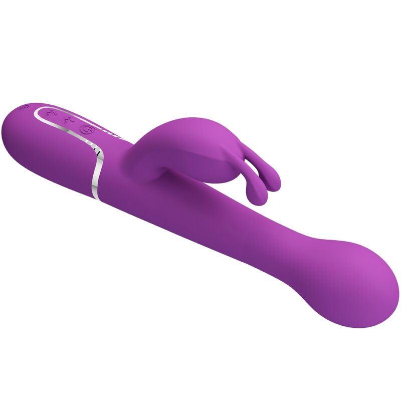 PRETTY LOVE - DEJON VIBRATORE CONIGLIO MULTIFUNZIONE 3 IN 1 VIOLA