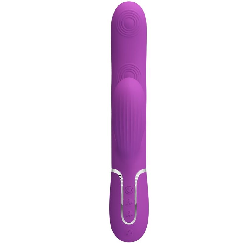 PRETTY LOVE - PERLITA 3 IN 1 VIBRATORE MULTIFUNZIONE RABBIT VIOLA