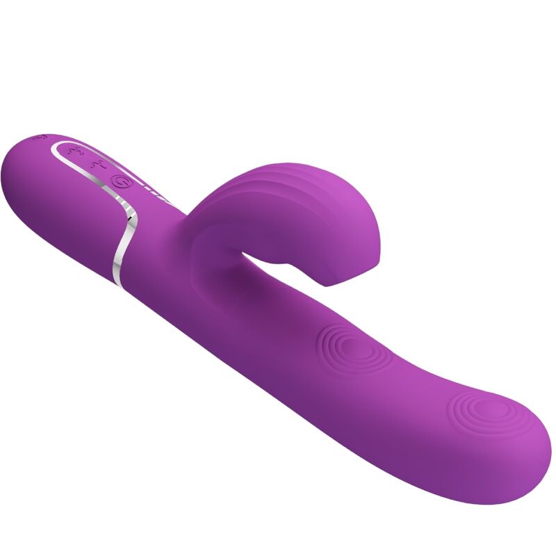PRETTY LOVE - PERLITA 3 IN 1 VIBRATORE MULTIFUNZIONE RABBIT VIOLA