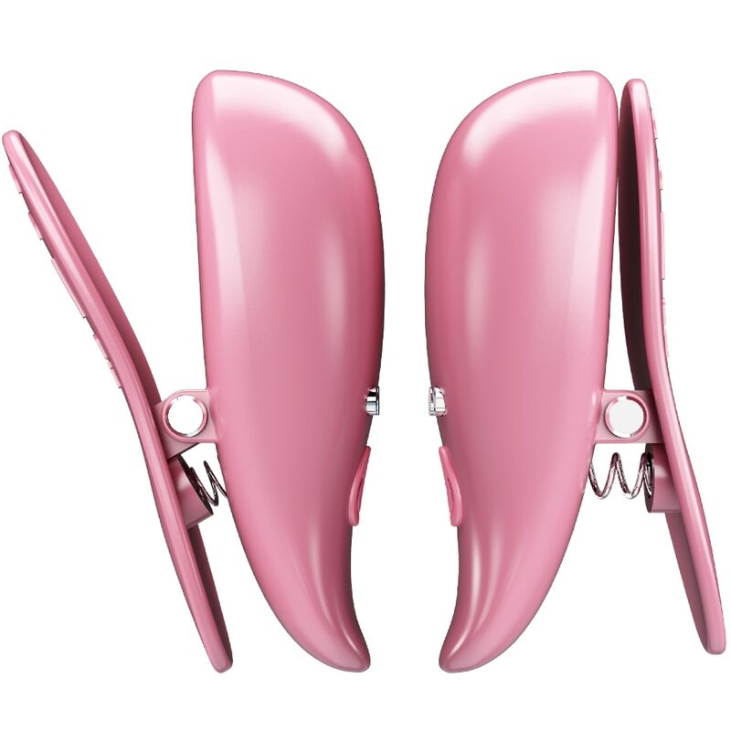 PRETTY LOVE - CAILEY MORSETTI PER CAPEZZOLI 10 VIBRAZIONI TELECOMANDO ROSA