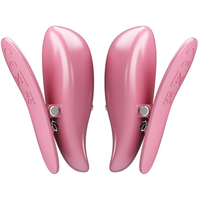 PRETTY LOVE - CAILEY MORSETTI PER CAPEZZOLI 10 VIBRAZIONI TELECOMANDO ROSA