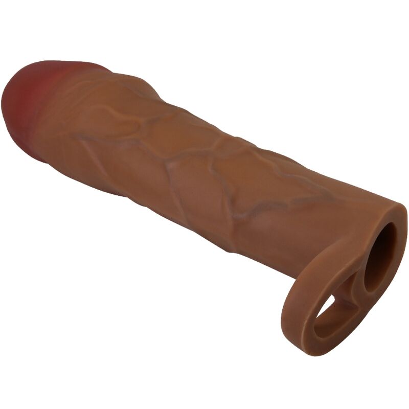 PRETTY LOVE - MANICOTTO PER PENE HANI CON ESTENSIONE 5 CM MULATTO