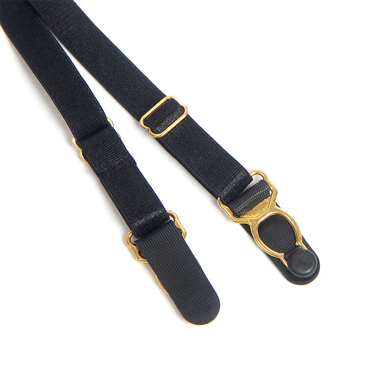 SUBBLIME - 955465 BODY IN PELLE NERA CON CERNIERA L/XL