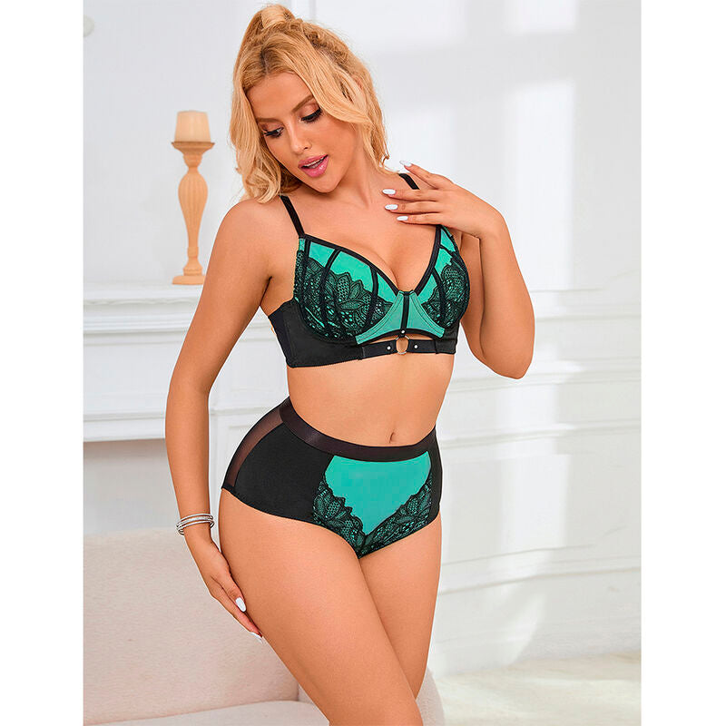 SUBBLIME - 955557 REGGISENO IN VERNICE VERDE CON CERNIERA S/M