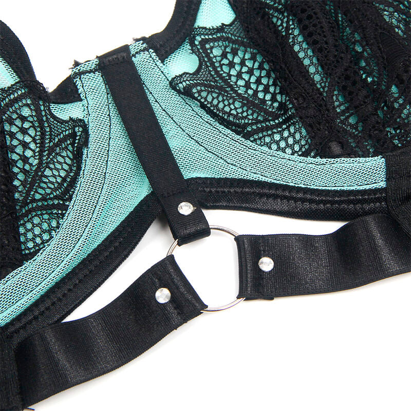 SUBBLIME - 955564 REGGISENO IN VERNICE VERDE CON CERNIERA L/XL