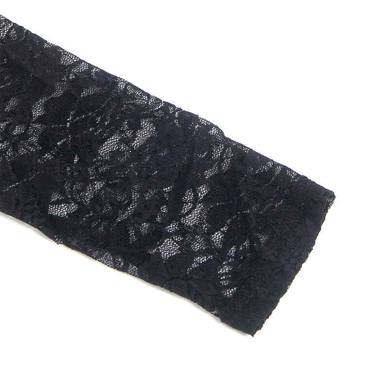 SUBBLIME - 955601 ABITO A MANICHE LUNGHE CON PIZZO NERO L/XL