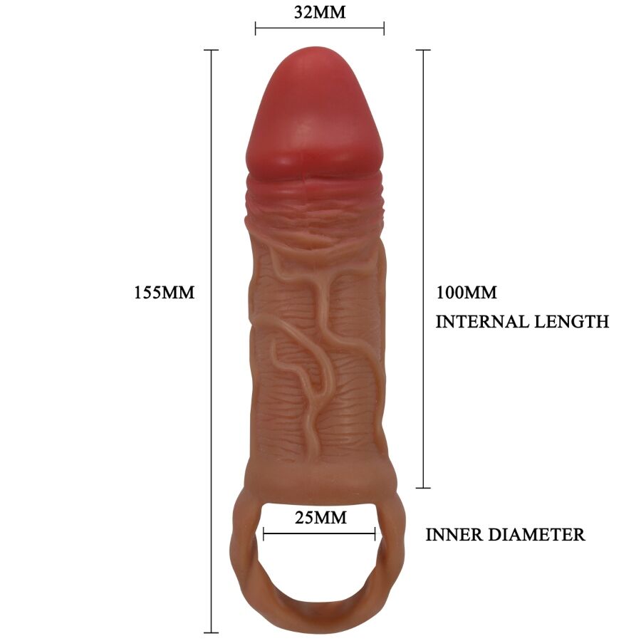 PRETTY LOVE - MANICOTTO PER PENE PEIRRE 10 CM