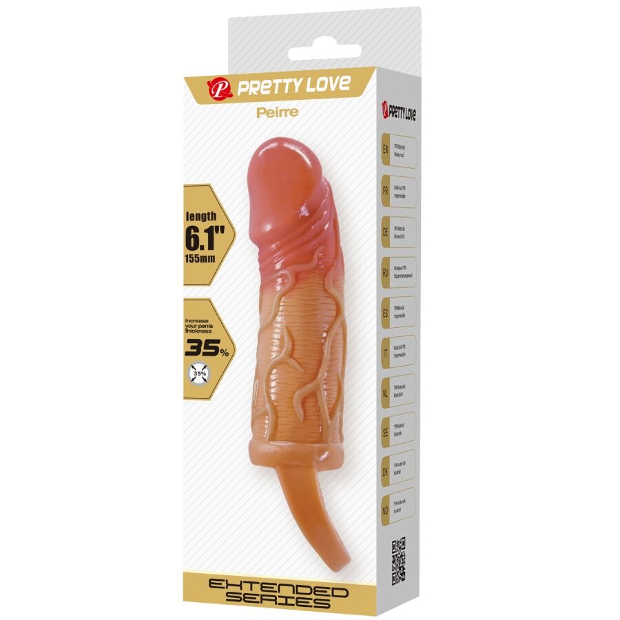 PRETTY LOVE - MANICOTTO PER PENE PEIRRE 10 CM