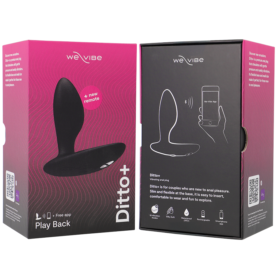 WE-VIBE - MASSAGGIATORE PROSTATICO NERO VECTOR+