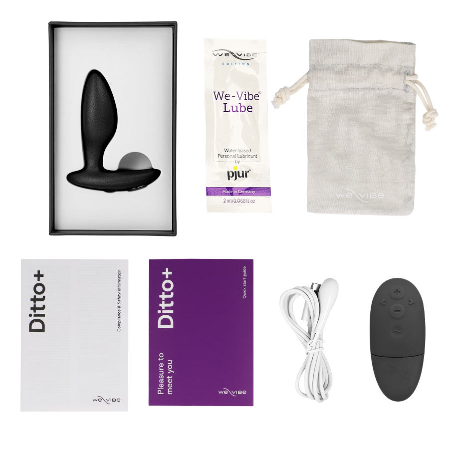 WE-VIBE - MASSAGGIATORE PROSTATICO NERO VECTOR+