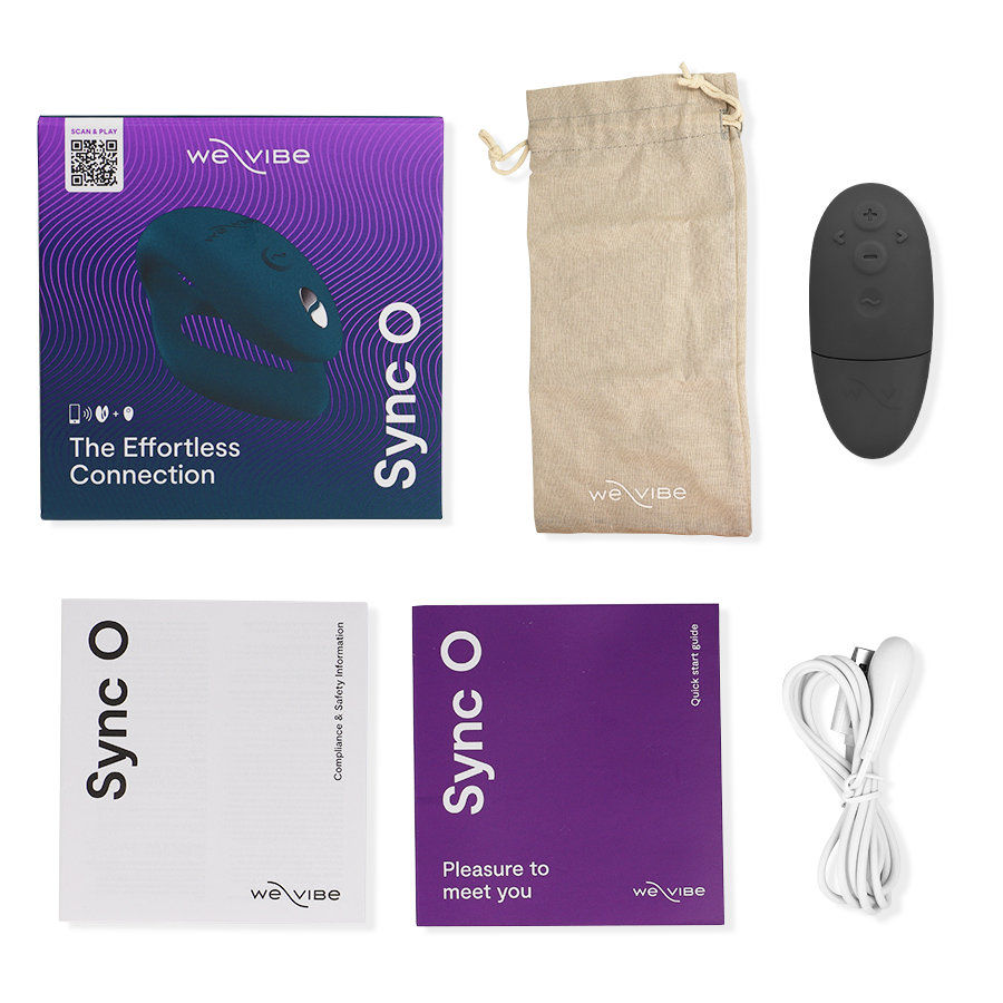WE-VIBE - SYNC O VIBRATORE FLESSIBILE CON TELECOMANDO VERDE SCURO