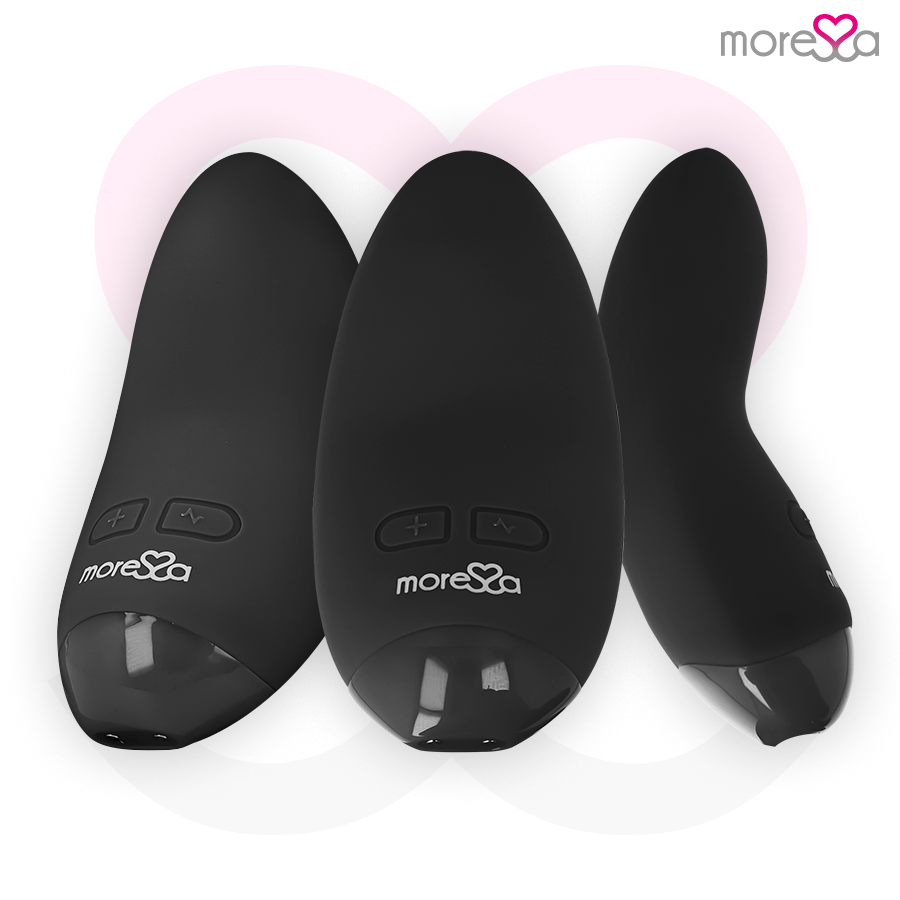 Blossom Mini Vibratore in Silicone Nero 7,8 cm – 6 Modalità – MORESSA
