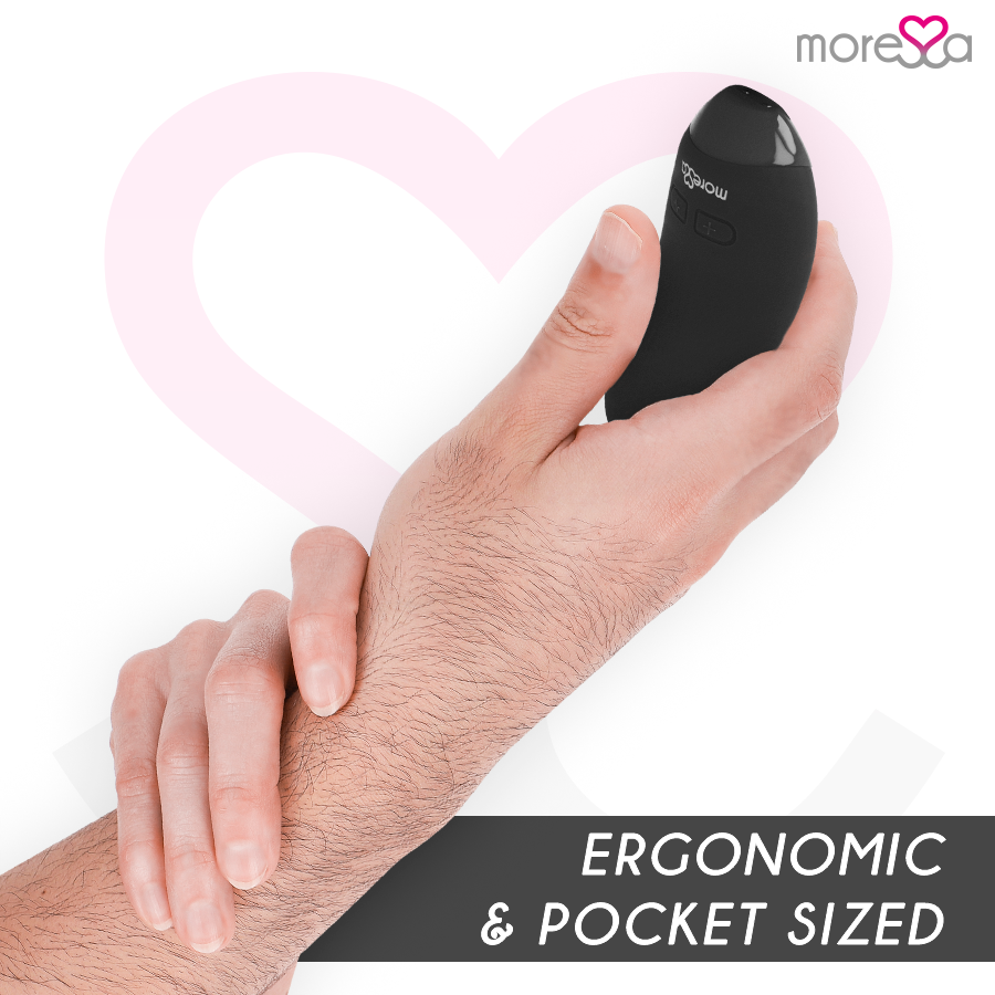 Blossom Mini Vibratore in Silicone Nero 7,8 cm – 6 Modalità – MORESSA
