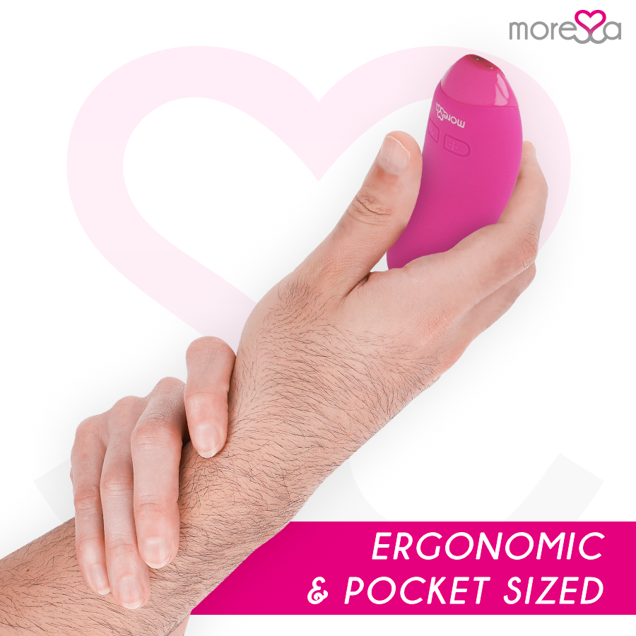 Mini vibratore rosa Blossom 7,8 cm x 4,0 cm - 6 modalità - MORESSA