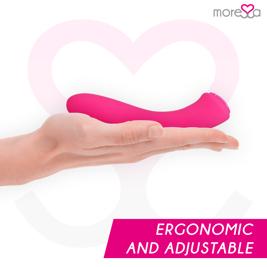 Vibratore in silicone Celso Premium – Ricaricabile – 16 cm – MORESSA