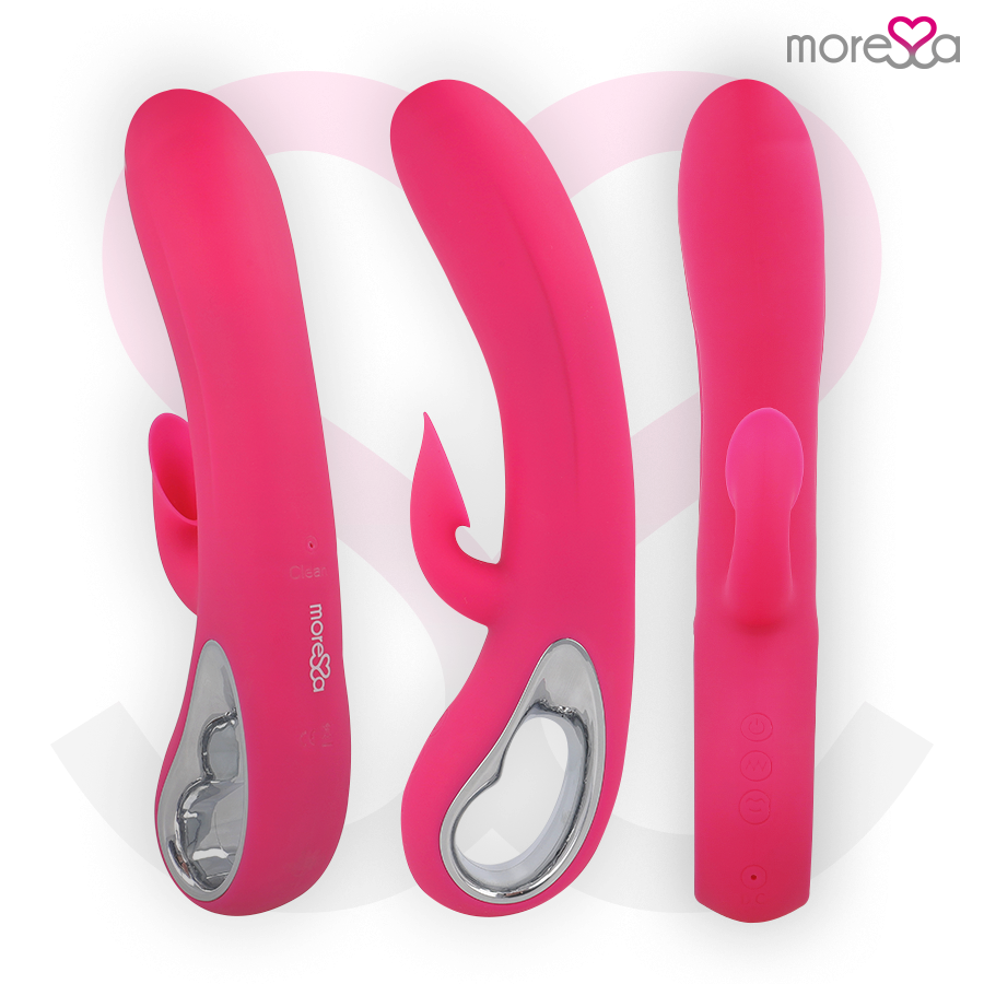 Vibratore a suzione clitoridea Dustin - Silicone Premium - 20,5 cm - Moressa
