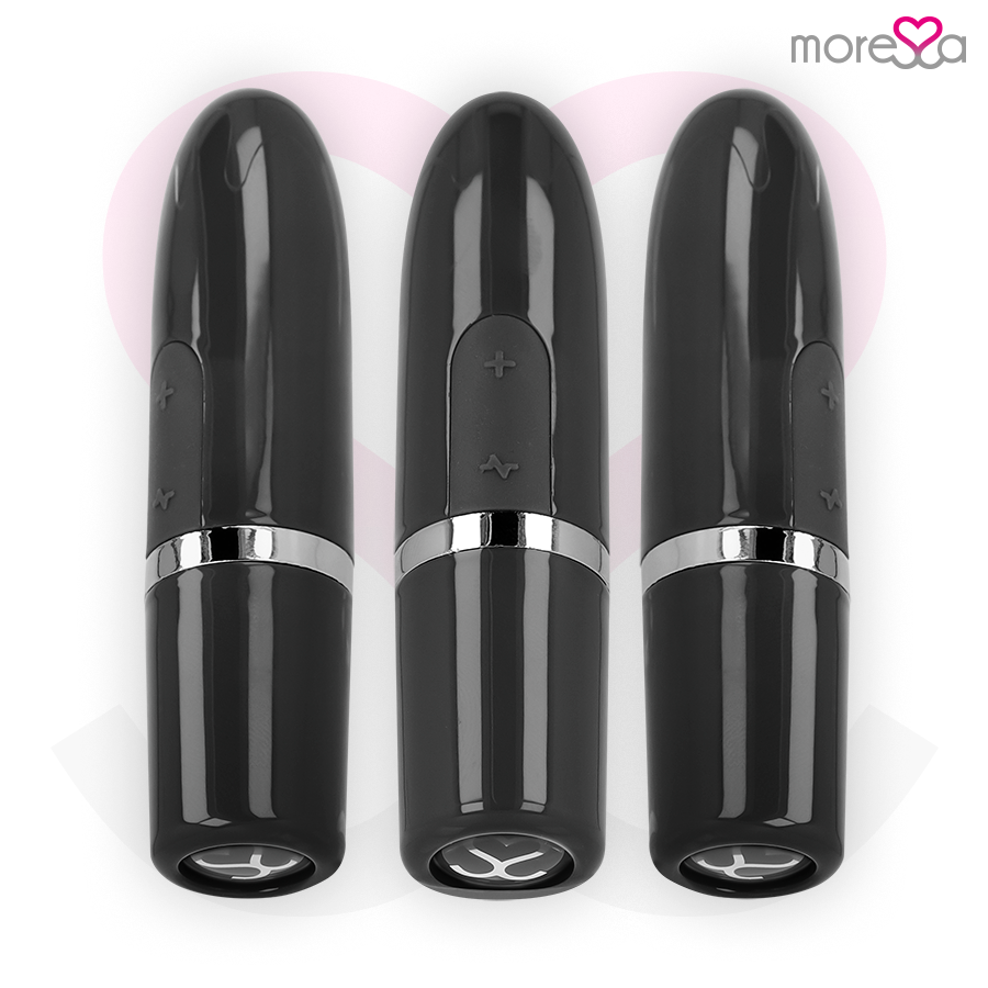 IVY Travel Lipstick Vibrator Nero - 9,0 cm x 2,2 cm - Moressa