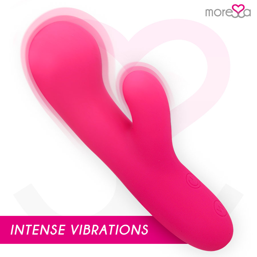 Vibratore a coniglio Jerry Premium in silicone a doppio motore - MORESSA
