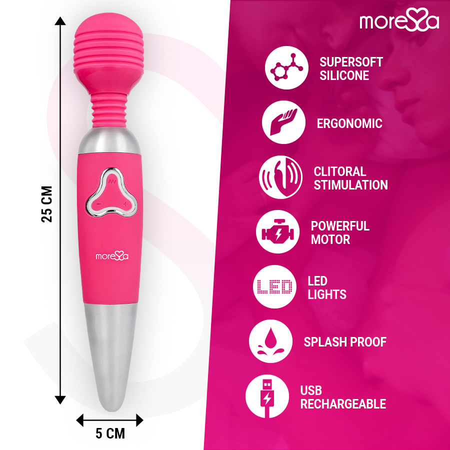 Vibratore ricaricabile in silicone premium – Odilon – MORESSA