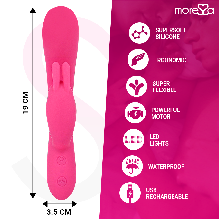 Telmo – Vibratore Rabbit con stimolazione del clitoride e del punto G