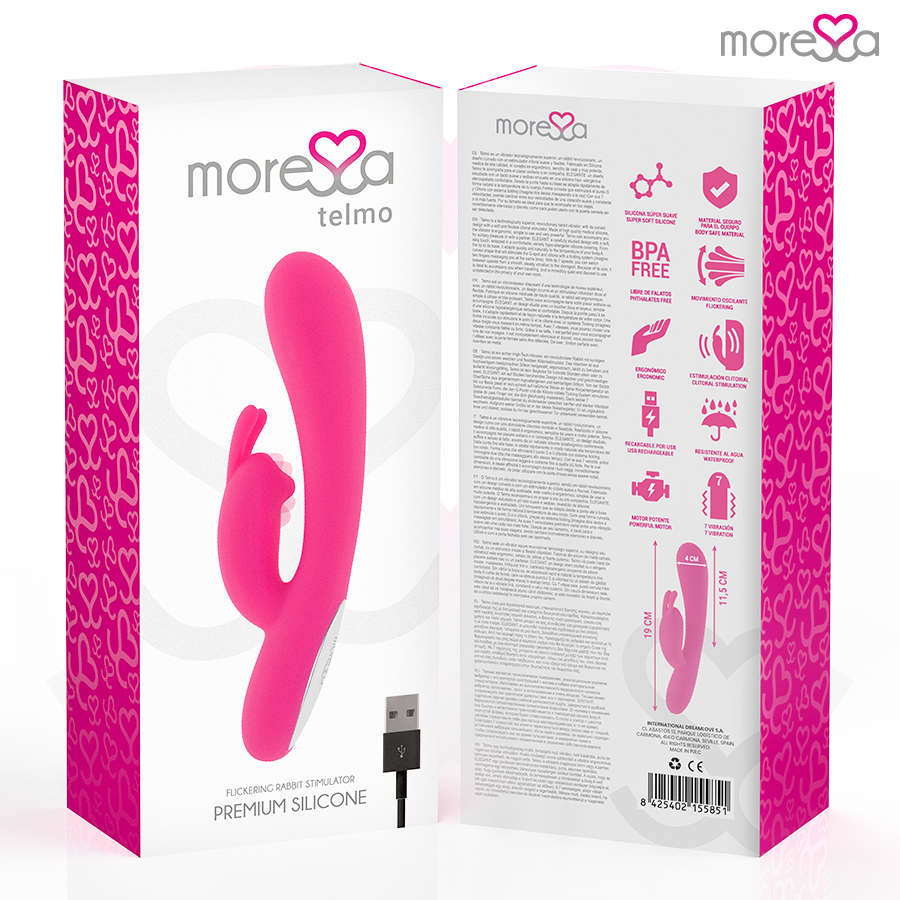 Telmo – Vibratore Rabbit con stimolazione del clitoride e del punto G