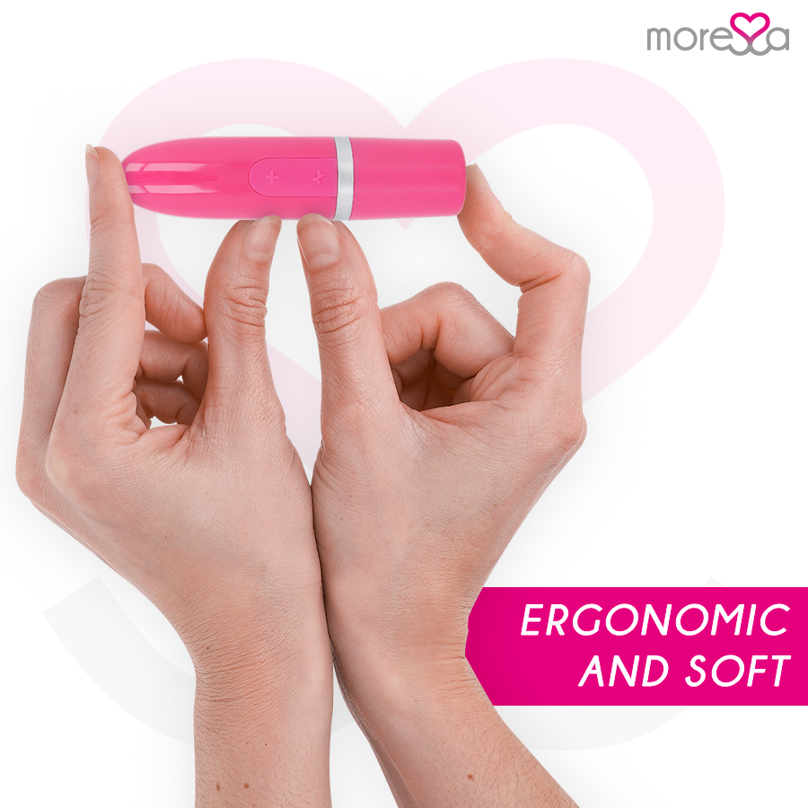 Rossetto vibratore da viaggio 9,0 cm x 2,2 cm – Rosa edera – MORESSA