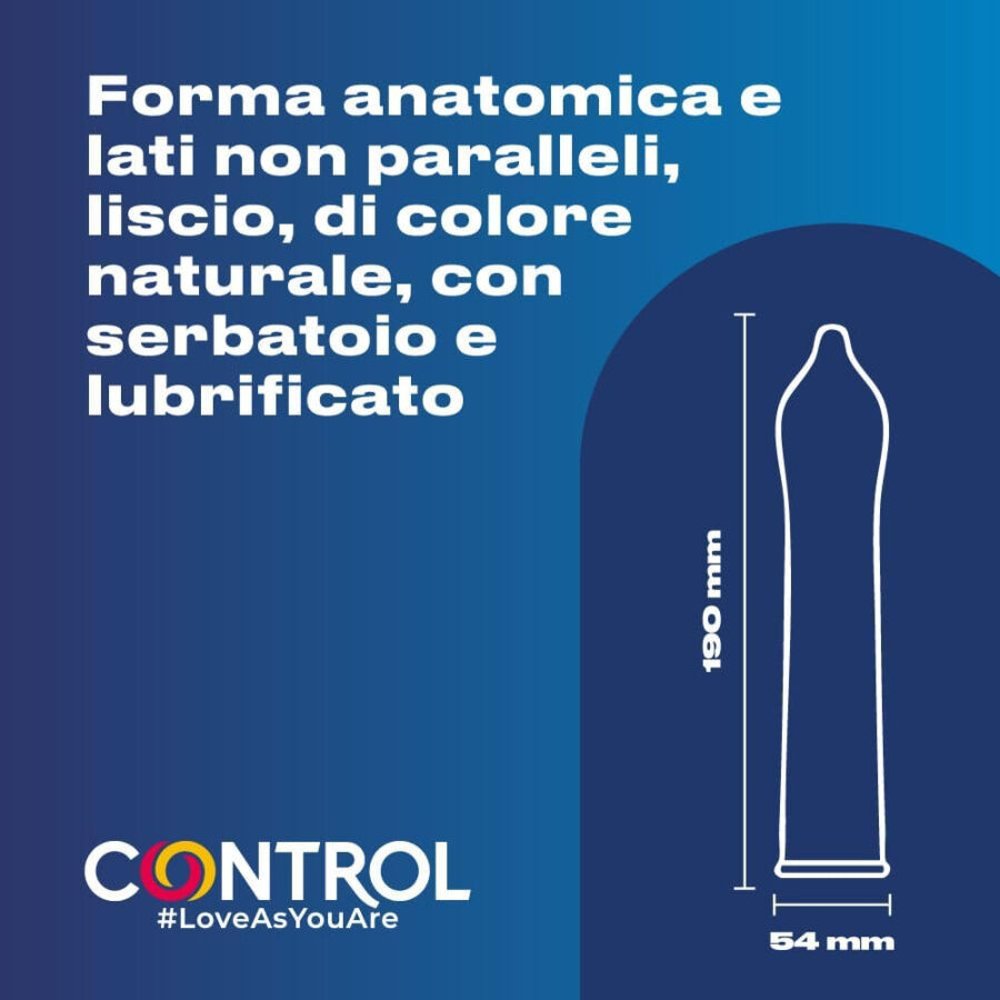 Preservativi CONTROL Nature 54 mm – 144 unità