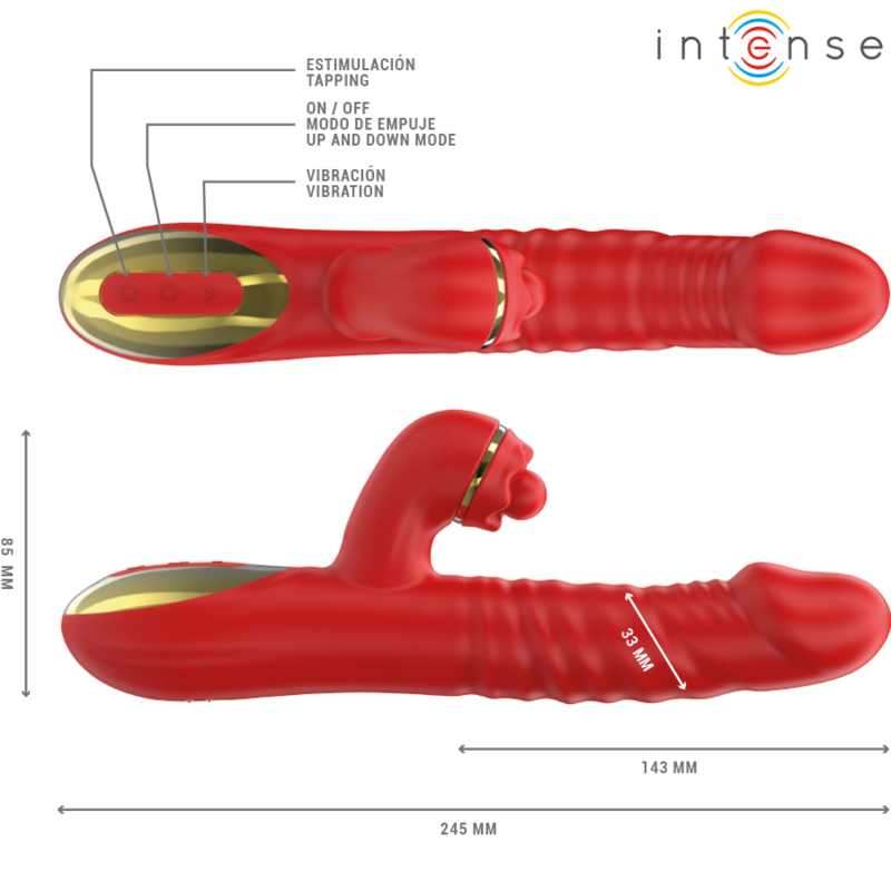 INTENSO - VIBRAZIONE THALIA E SPINTA E ROSSO TAPPING