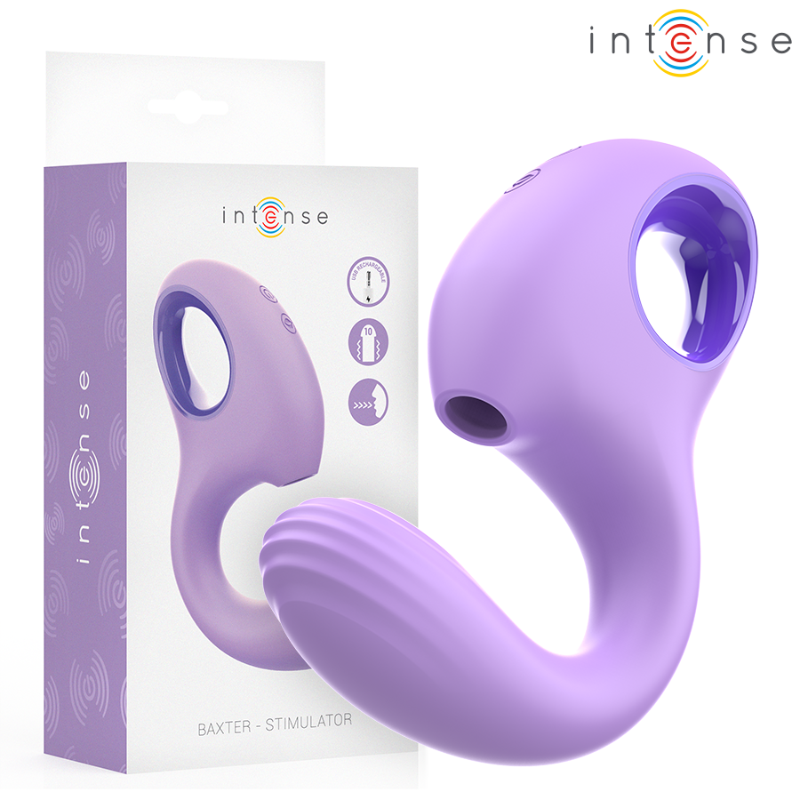 INTENSO - VIBRATORE E STIMOLATORE BAXTER VIOLA