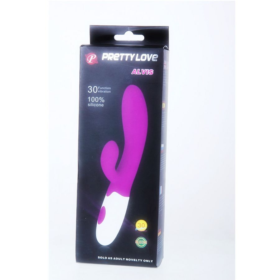 Vibratore Rabbit Flirtation Alvis - 20 cm - PRETTY LOVE