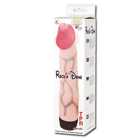 Dildo realistico vibrante Rockin Dong | 21,5 cm x 4,0 cm | BAILE