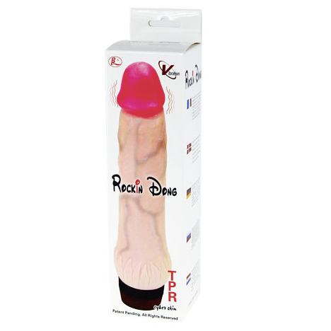Dildo realistico vibrante Rockin Dong II | 21,5 cm x 5,0 cm | BAILE