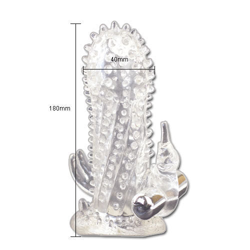 BAILE - BRAVE MAN RABBIT VIBRATOR ESTENSIONE DEL PENE