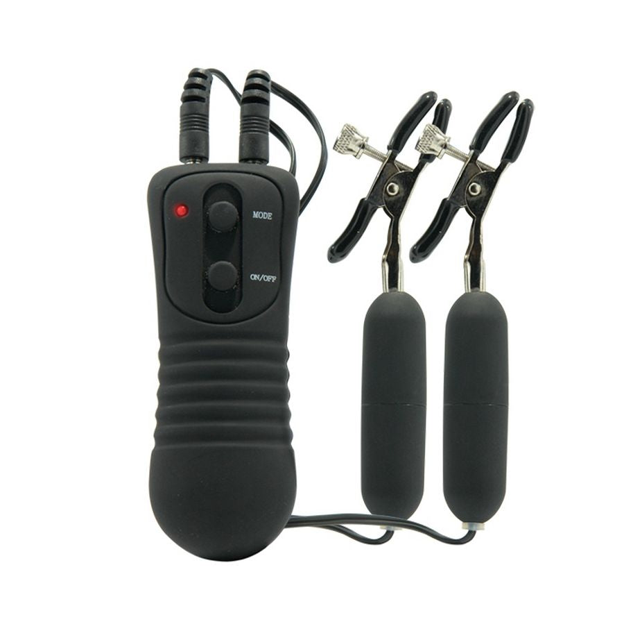 SERIE FETISH FANTASY - MORSETTI VIBRANTI PER CAPEZZOLI.