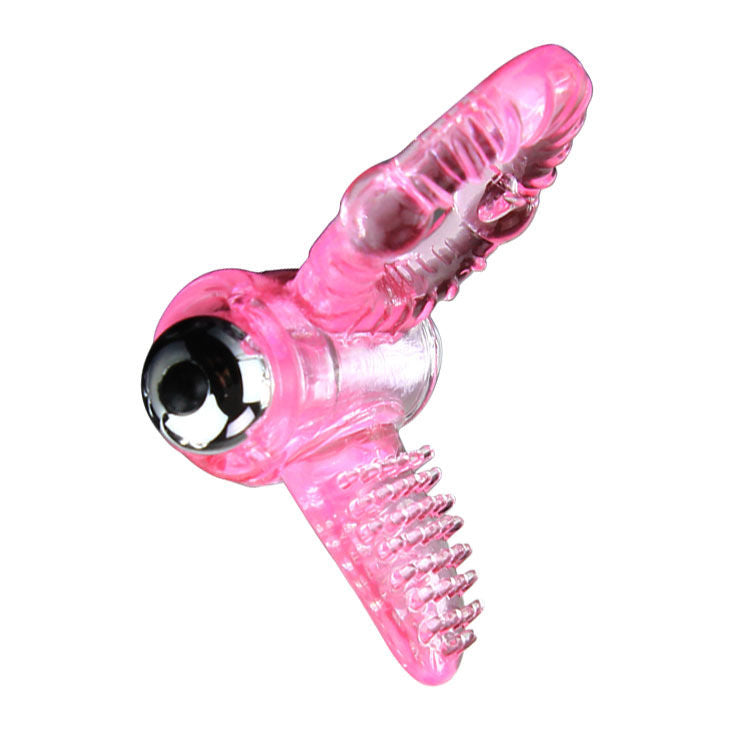Anello vibrante per pene rosa | 10 modalità | 4,6 cm OD | BAILE