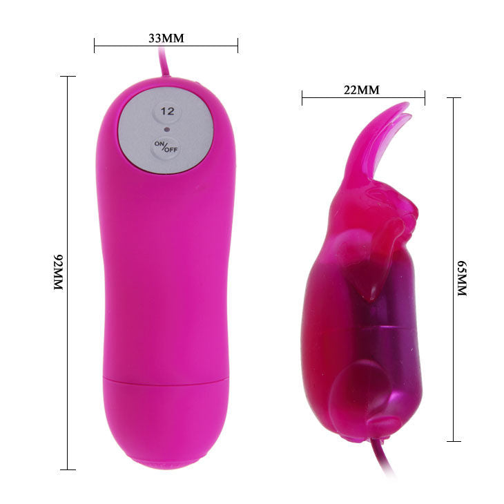 BAILE - VIBRATORE RABBIT 12 VELOCITÀ LILLA