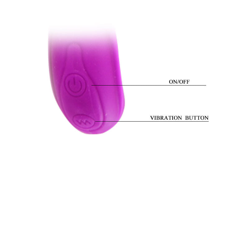 Vibratore e massaggiatore Highgrade Bliss Lilla | 21,0 cm x 3,7 cm | Ricaricabile tramite USB | PRETTY LOVE