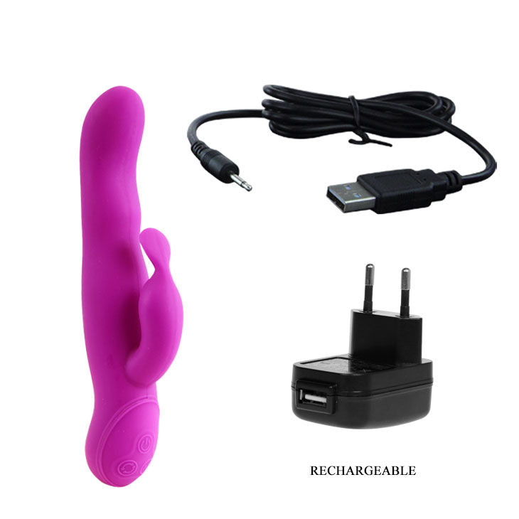 Vibratore rotante Highgrade Hale Lilla | 23,1 cm x 3,7 cm | PRETTY LOVE
