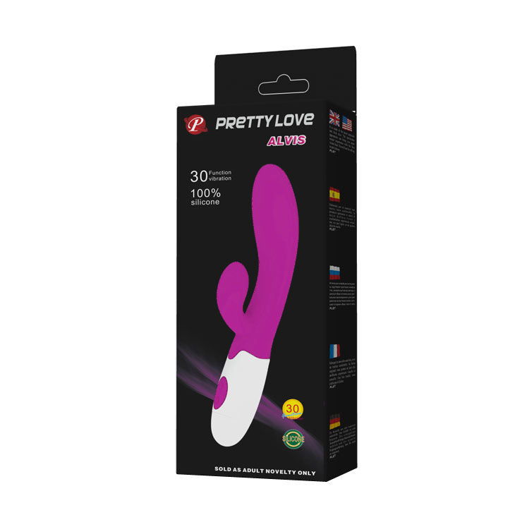 Vibratore Rabbit Flirtation Alvis - 20 cm - PRETTY LOVE