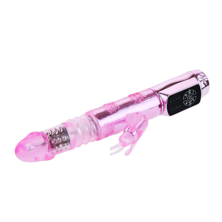 Vibratore Rabbit con farfalla pulsante | Rotatore + Su e Giù | Ricaricabile tramite USB | BAILE