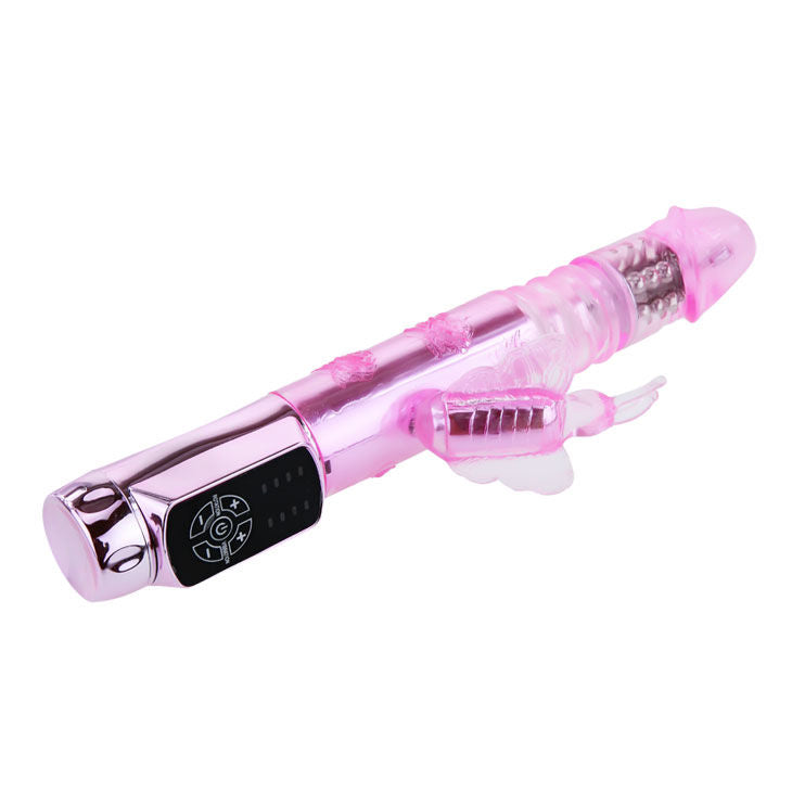 Vibratore Rabbit con farfalla pulsante | Rotatore + Su e Giù | Ricaricabile tramite USB | BAILE