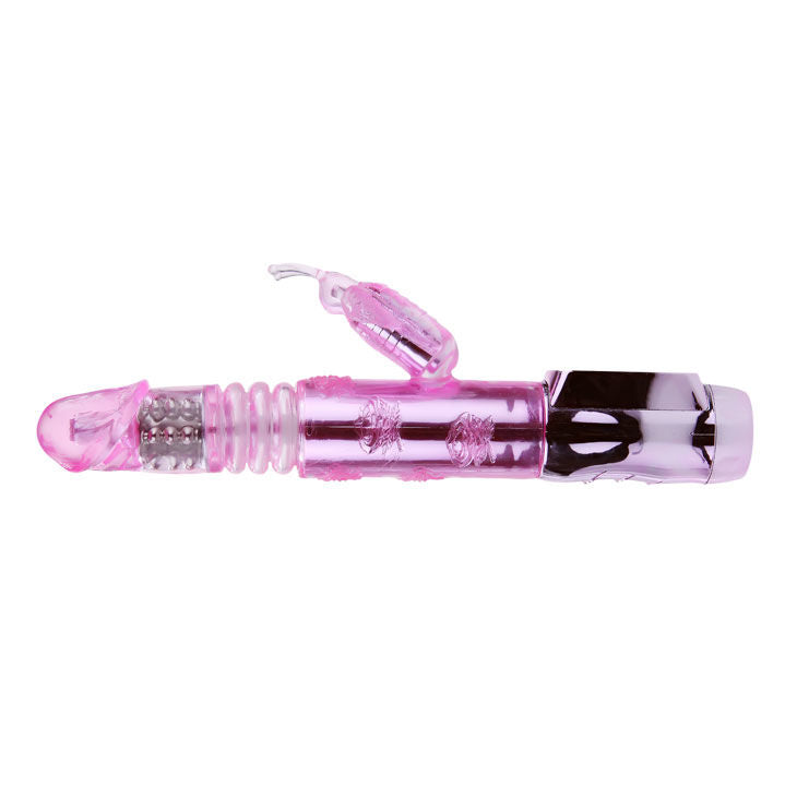 Vibratore Rabbit con farfalla pulsante | Rotatore + Su e Giù | Ricaricabile tramite USB | BAILE