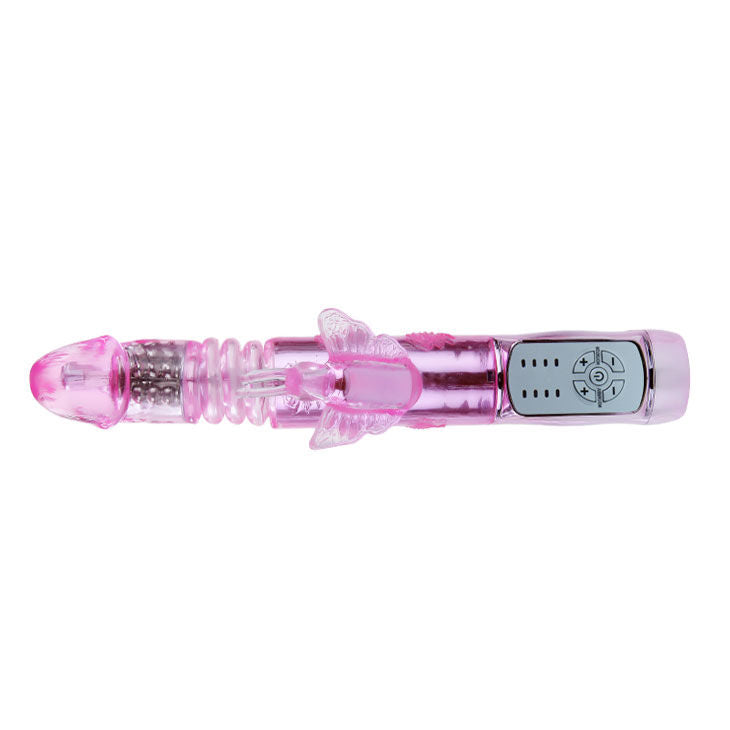 Vibratore Rabbit con farfalla pulsante | Rotatore + Su e Giù | Ricaricabile tramite USB | BAILE