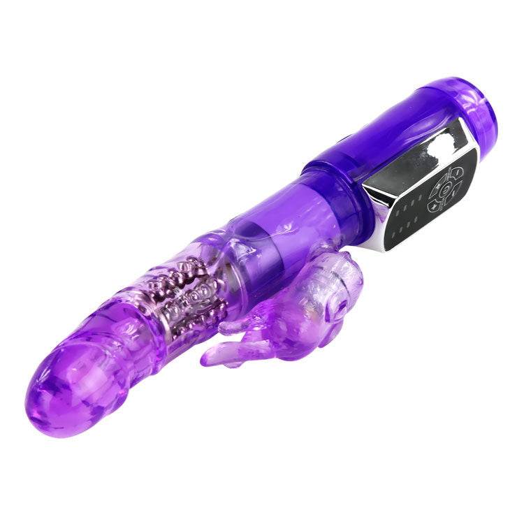 Vibratore Rabbit rotante con perline | 23,0 cm x 3,5 cm | BAILE Rabbit Passion Baron