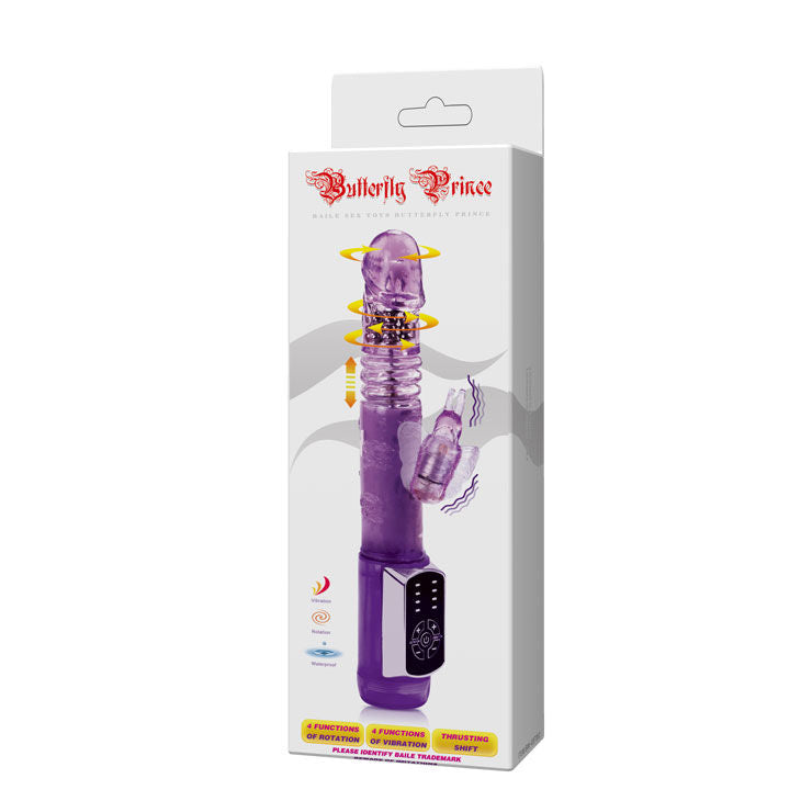 BAILE - VIBRATORE RABBIT CON FARFALLA PRINCIPE DEGLI STATI UNITI