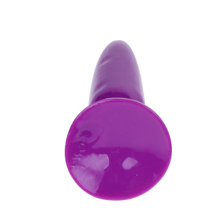 Piccolo plug anale lilla con ventosa | 15 cm x 4 cm | BAILE
