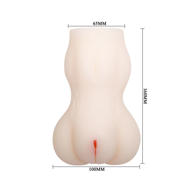 Masturbatore vaginale Passion Lady con proiettile | Cyberskin TPR, 16 × 6,5 cm BAILE