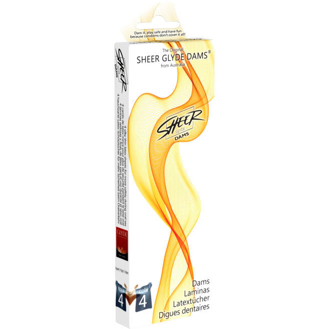 SHEER GLYDE - CODA PER SESSO ORALE IN LATTICE DAMS LAMINAS