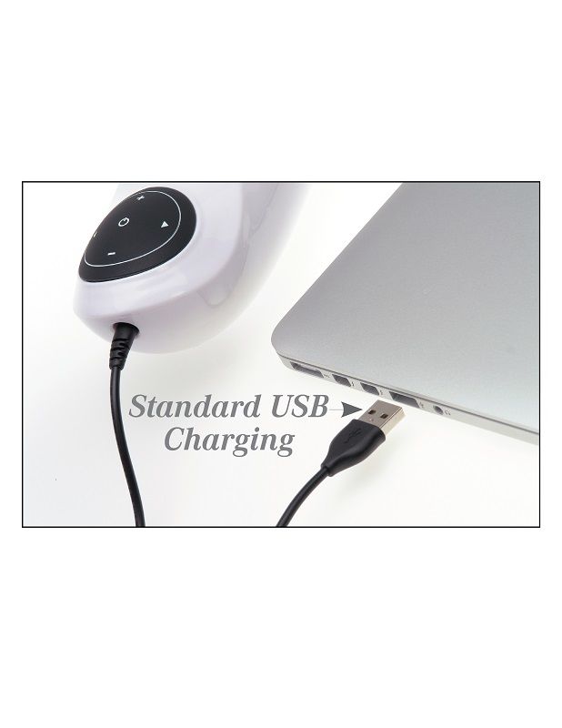 EXTREME TOYZ - PDX MEGA BATOR USB MASTURBATORE MASCHILE VAGINA BIANCO