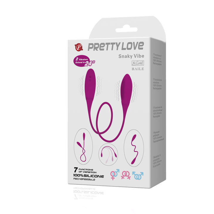 PRETTY LOVE - VIBRATORE DELUXE SNAKY 7 V